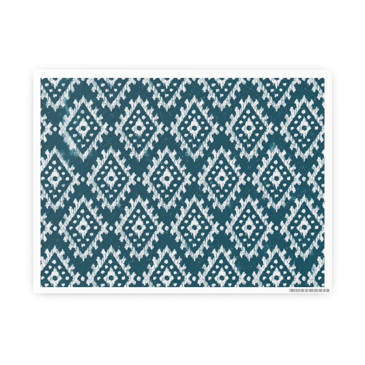 Coastl Ikat | Lagoon Blue Posters | Netón Vega - Official posters merchandise