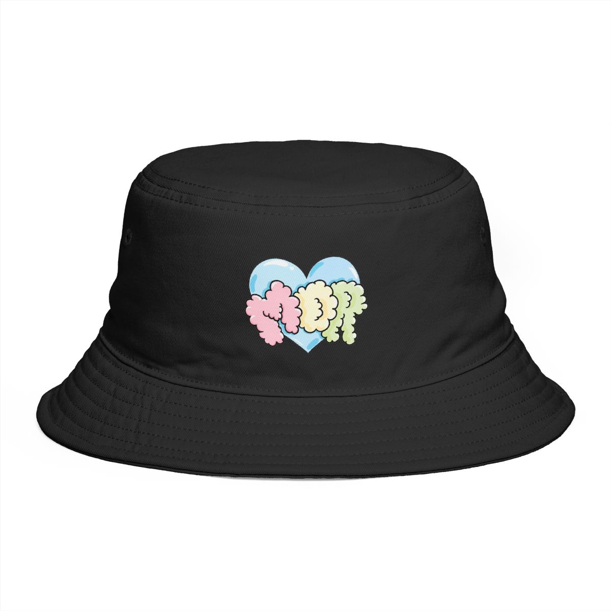 Feid MOR Heart Ferxxo Bucket Hat | Netón Vega - Official hats merchandise