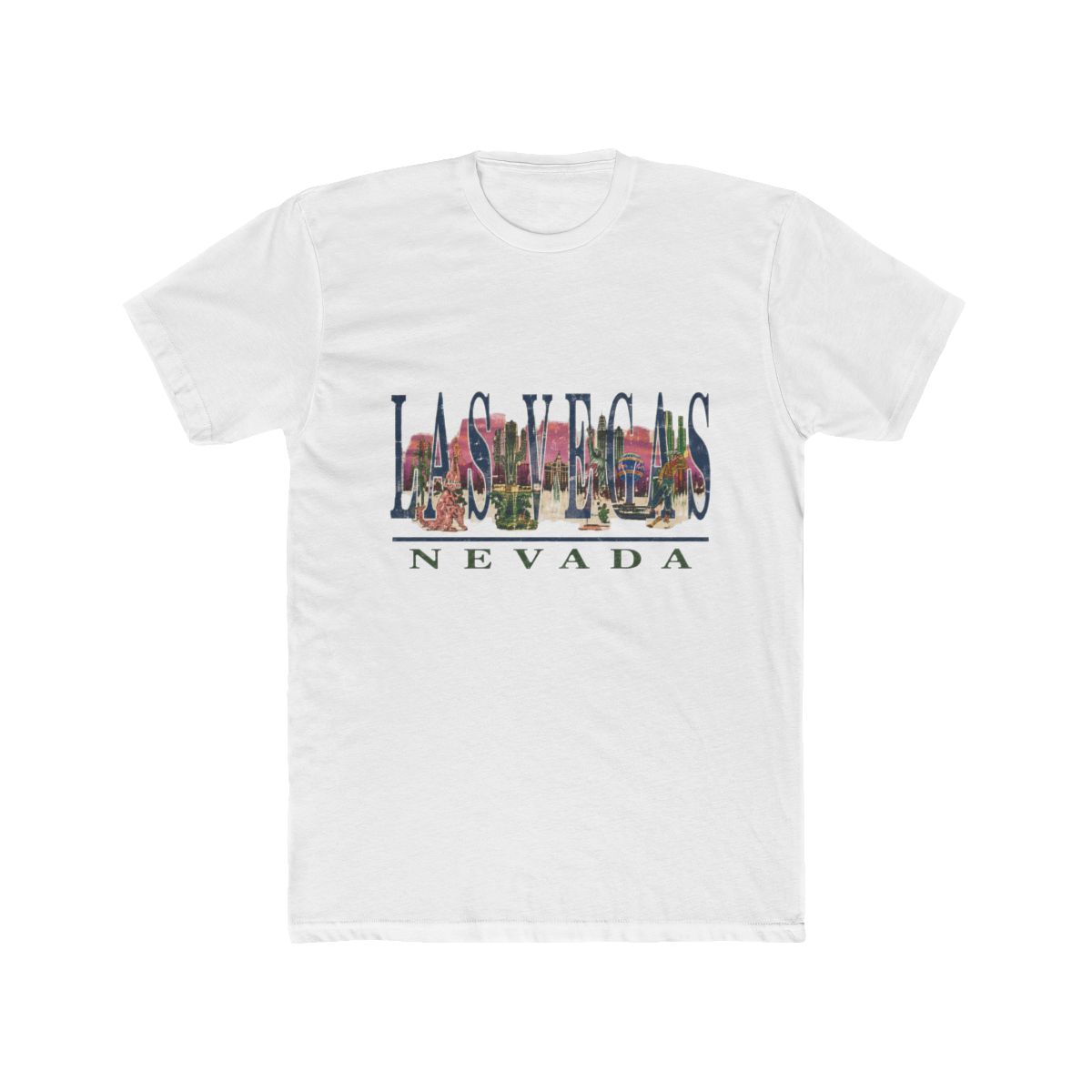 Vintage Y2K Las Vegas Nevada Souvenir Graphic T Shirt Men's 2XL / Streetwear / Vacation Tee / Travel Promo Shirt / Gildan Heavyweight | Netón Vega - Official t-shirts merchandise