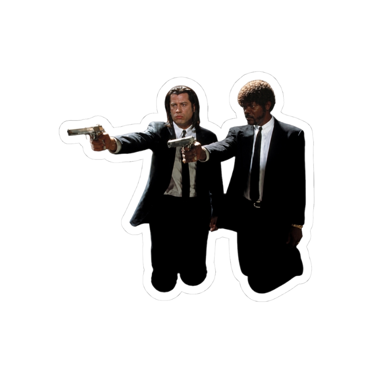 Vincent Vega And Jules Winnfield Pulp Fiction Sticker | Netón Vega - Official stickers merchandise